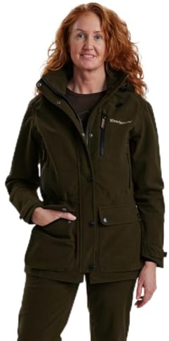Deerhunter Lady Gabby Jacket Peat C48 Brown - Hunting jacket insulated weatherproof for Men