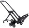 Sackkarre Treppensteiger Klappbar 150KG 10 Räder Treppenwagen Aus Aluminium Stahl Handkarre für Treppenhäuser/Transportkarre