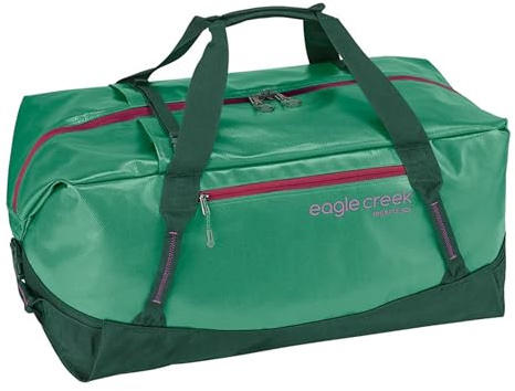 Eagle Creek Migrate Reisetasche 90L I Recyceltes wasserabweisendes Material I Rucksack-Funktion I 90 Liter Volumen I Willow