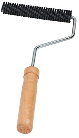 Rodillo de pintura de fibra de vidrio, diámetro 22x125 mm, herramienta de rodamiento de burbujas laminado, rodillo de burbuja laminado de fibra de vidrio