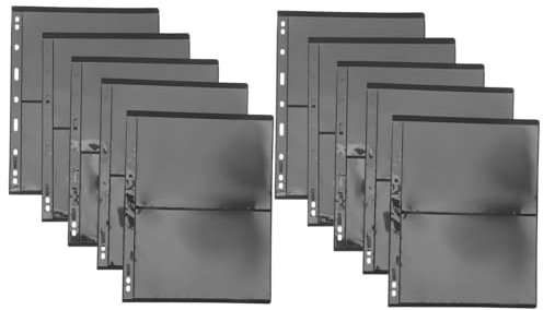 DOITOOL PVC Stamp Double Sided 10 Pack Collecting Album Pages