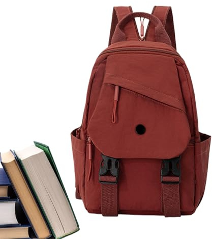 Liten damryggsäck Vattentät Portabel Kapacitet Lättvikt | Rymlig Vardagsryggsäck För Daglig Användning, Arbete Och Skola Högskolestudent Sjuksköterska Mamma