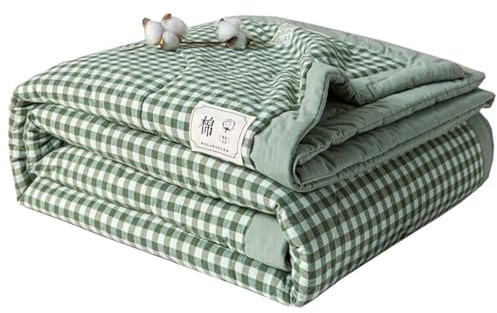 Primaverile Estivo Copriletto Trapuntino Cotone Per Letto Per Singolo/ Matrimoniale/Una Piazza e Mezza Morbida Coperta Leggera Trapunta Estiva Morbido E Confortevole(Color 28,180x200cm/only 1 Quilt)