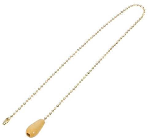 KONTONTY Fil d'interrupteur d'éclairage luminaire Salle De Bain Cordon De Lampe Vintage ChaîNe ÉClairage Tirette De Lampe À Tirer Cordon De Traction En Bois