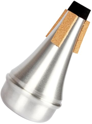 Alipis 2 piezas Silenciador para Trompeta de Aleación de Aluminio Accesorio de Práctica para Trompetas de Fácil de Instalar y Duradero Reduce el Volumen para Mejorar Técnica y