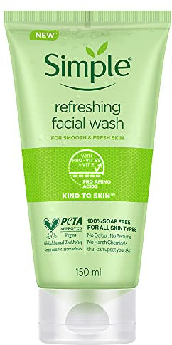 Simple Kind To Skin Refreshing Facial Wash Gel 150 ml