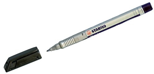 Stabilo Write-4-All Permanent Black - Fine F 156/46 - 2 items @ order