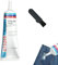 Fabric Glue, 60ml Strong Permanent Adhesive for Clothes, Washable Fabric Repair Glue for Crafts, Upholstery, Denim, Cotton, Leather, Polyester, Felt, Badges, DIY Sewing Projects