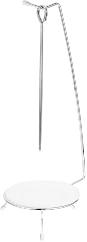 UPKOCH Supporto per Spiedini in Acciaio Inox con Ganci Grucce per Barbecue Multifunzione Set Porta Spiedini Sospeso per Grigliate Campeggio e Uso in Giardino