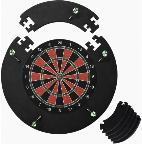 45 cm Dart Catch Ring Surround, Dartboard Protective Ring, Dart Surround Collection Ring, Dartboard Surrounding, Wall Protection for Dartboard, EVA Dartboard Surround Back