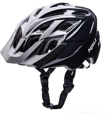 Kali Protectives Chakra Solo Half Size Cycling Helmet, Solid Black, L/XL