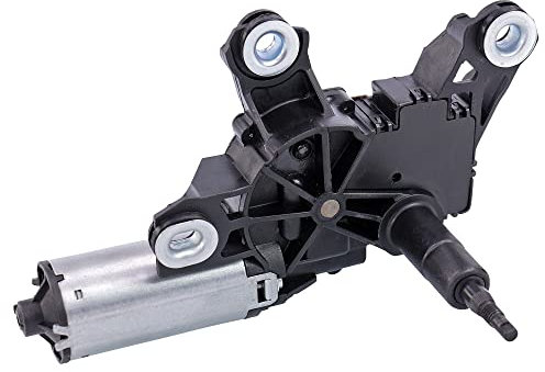BESTPRICE Scheibenwischermotor 12v hinten, Heckscheibenwischermotor mit integrierter Waschwasserdüse & Wasserleitung Kompatibel mit VW POLO (9N_),POLO 4 Stufenheck (9A4, 9A2, 9N2, 9A6)