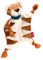 sigikid 42953 Kuschel-Schnuffeltuch Tiger braun-weiß
