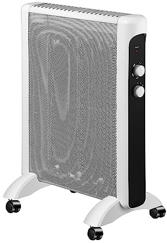 ARDES - AR4MK01 SLEEK Radiatore in Mica Rapida Convenzione - Radiatore Basso Consumo Silenzioso 2 Funzioni Riscaldamento - Radiatore SMART con Regolazione Automatica