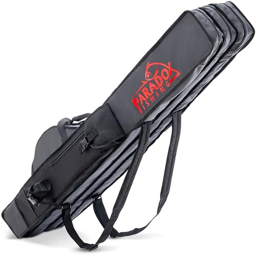 Paradox Fishing Rutentasche 150 cm 3 Fächer I Angeltasche Rutentasche Rutenfutteral Angel Tasche - Angelrutentasche Futteral Angeln