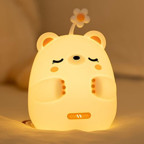 P I X I E Lampada notturna per Bambini con Funzione Timer - Regalo battesimo, comunione, nascita - Luce notturna ricaricabile, lampada cameretta bambina, bambino, lampada neonato - 4 modalità di Luce