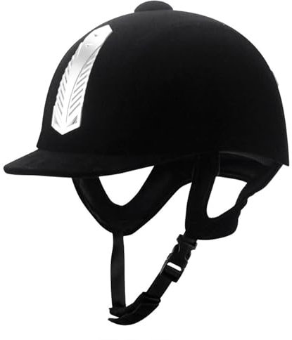Jomewory REIT-Sicherheitshut, Verstellbarer Reithelm, PC-Reiter Kopfbedeckung, Leichte Schützende Kopfbedeckung Für Reiter, Damen und Herren, 30 x 17 cm