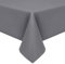 Homaxy Leinendeckeoptik Tischdecke Abwaschbar Eckig 140x180cm, Tischtuch Leinendecke Wasserabweisend Abwischbare, Lotuseffekt Schmutzabweisend Tischwäsche Tafeldecke, Grau
