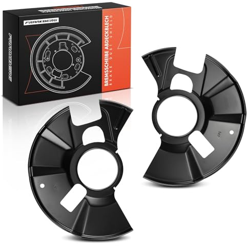 Frankberg 2x Placa de anclaje del disco de freno Delantero Izquierda Derecha Compatible con 2 DE DH 1.4L-1.6L 2007-2015 Replace# DF7133261