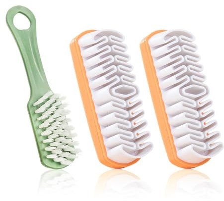 YSJCHEBS 2 Brosses En Daim Et 1 Brosse À Chaussures, Brosse À Poussière De Chaussures, Outils De Nettoyage De Chaussures, Brosse À Chaussures À Poils Souples, Accessoires D'Entretien Des Chaussures