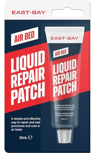 East Bay Luftmatratzen-Reparaturset | Reparaturkleber für Luftmatratzen | Gummi-Flüssigreparaturset | Extrem starker PVC-Kleber | Benutzerfreundlich, schnelle Reparatur und hohe Haltbarkeit