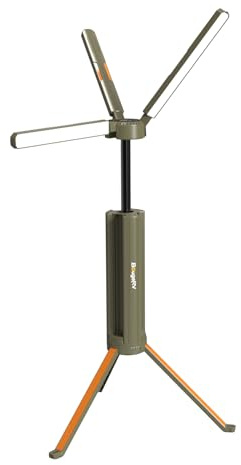 BougeRV CL04 Telescopic Camping Light Rechargeable, 15600mAh Collapsible Camping Tent Lamp, Portable Cordless Outdoor Lantern, IP54 Waterproof for Travel, Power Outages, Fishing, Hiking