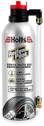 Holts Reifenpilot Reifendichtmittel Pannenspray Reifenreparaturset Schnell und Sicher Wieder auf der Straße. Ohne Werkzeug, Ohne Reifenwechsel, 300ml
