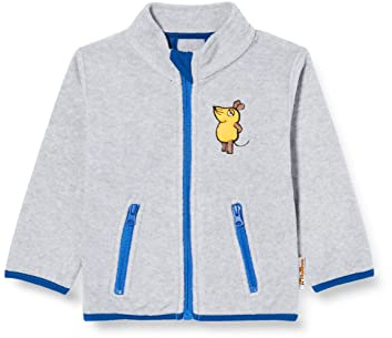 Playshoes Fleece-Jacke Unisex Kinder Outdoor-Oberteil, grau/melange Die Maus, 104