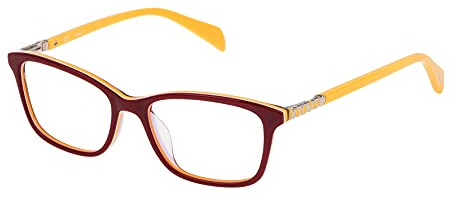 TOUS S0350809 Barnens receptbelagda glasögonramar Röd, 49 mm Unisex, Röd, 49 mm