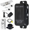 FUSYTULY Fully Access Control System Kit Wireless 433MHz Door Opener + NC Fail Safe Electric Strike Lock + 30 Meters Remote Transmitters Unlock