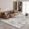 Vamcheer Teppich Wohnzimmer Flauschig Waschbar - 120X170 Schlafzimmer Teppich rutschfest,Teppiche Gegend Moderner, Eingedickter Schwamm Komfort Updrade, für Arbeitszimmer, Büro,Super Weich, Blau&Grau