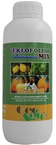 Eklofoliar Mix Agrumi, concime fogliare per agrumi con Alghe ed microelementi (Boro, Rame, Molibdeno, Manganese, Ferro, Zinco) chelati