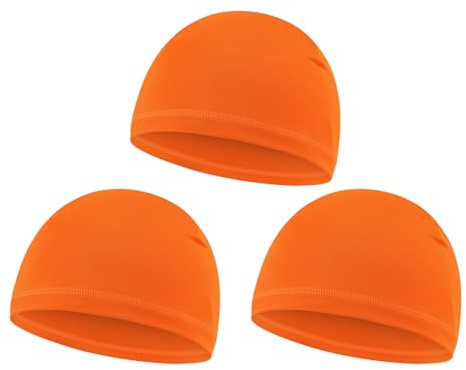 LLHCF Lot de 3 doublures de casque de vélo respirantes pour enfants - Poids léger - Bonnet de football - Pour sports de plein air - Chapeau de course à pied