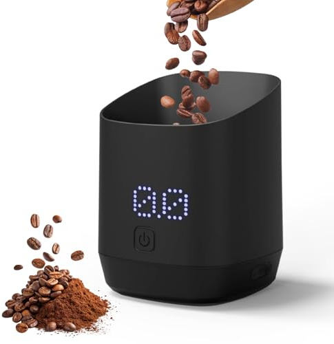 Báscula de Café Taza Dosificadora Digital con Pantalla LED, Báscula de Peso de Grano de Café, Balanzas Digitales de Cafes Recargable para Preparación de Precisión para Espresso y Vertido