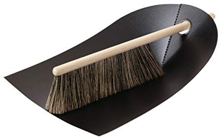 Normann Copenhagen 303200 Kehrblech und Besen, 32 x 24 cm, schwarz