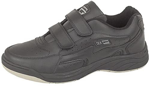 Dek Mens Orleans Wide Trainers Touch , Black, 9 UK