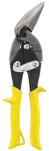 MIDWEST - Tijeras de corte de estaño de corte recto con hoja forjada y empuñaduras cómodas Kush'N-POWER MWT-6510S