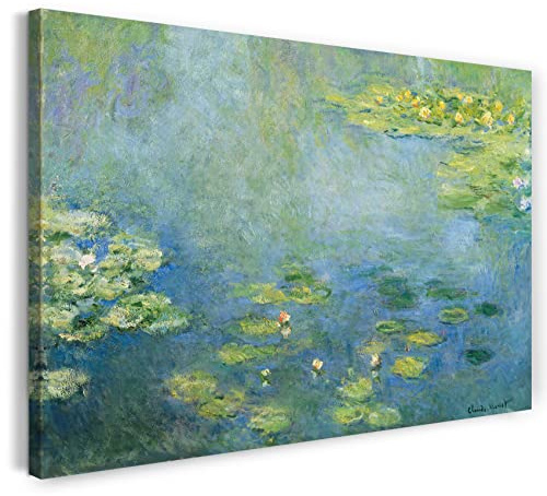 Printed Paintings Impresión sobre Lienzo (60x40cm): Claude Monet - Nenúfares