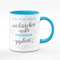 Kaffetasse Ich mag Dich EIN bisschen mehr als ursprünglich geplant - Tasse in blau Liebesgeschenke Geschenk für verliebte - Tasse Lieblingsmensch
