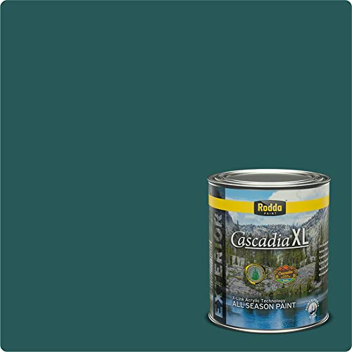 Rodda Paint CASCADIA XL Exterior Satin All Seasons Paint & Primer in One, Quart, Wish Upon A Star, 420104Q-0668