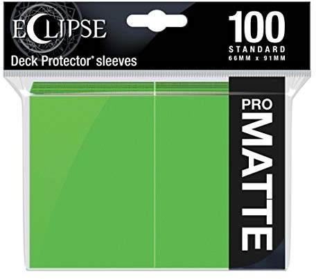 Ultra Pro - Eclipse Standard Matte Sleeves 100 Pack - Lime Green