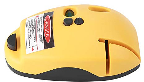 Livelli laser a 2 linee verticali orizzontali a infrarossi a livello laser verde Livelli di misurazione ad angolo retto per l'edilizia(giallo)