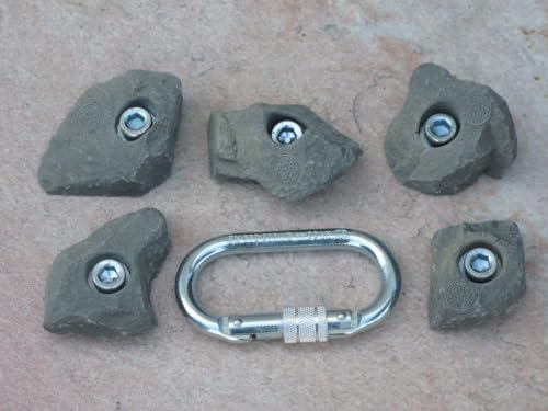 KS Klettergriffe Klettergriffe Set Sulz, Farbe:grau