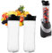 2 botellas activas de mezcla solamente, vaso de repuesto para licuadora con tapa, botella deportiva de 20 onzas para modelos BLSTPB BLSTP2