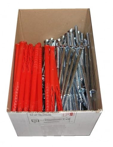 10 x 200 mm Frame Dowel Facade Dowel Fire Protection Dowel with TX-40 Countersunk Screw ETA Approval F90