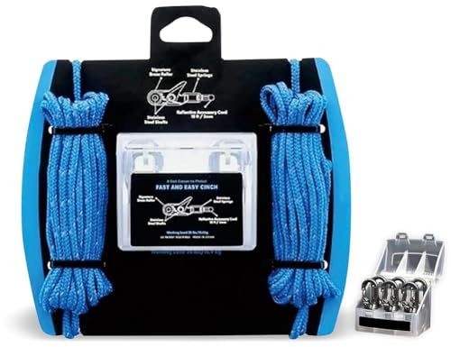 Uikdjgu Tendeur de Corde D'Extérieur avec Rouleau de Corde, Outil de Serrage de Paracorde pour Camping, Randonnée et Navigation
