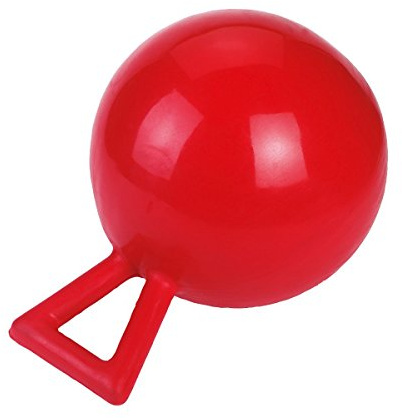 Pelota para caballos, rojo, 25 cm