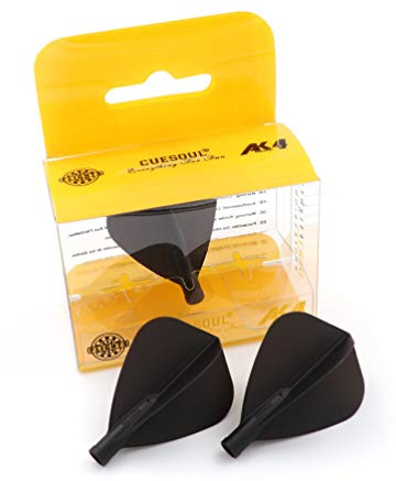 CUESOUL TERO AK4 Kite Dart Flights with 7 Colors, Set of 3 pcs (Black)