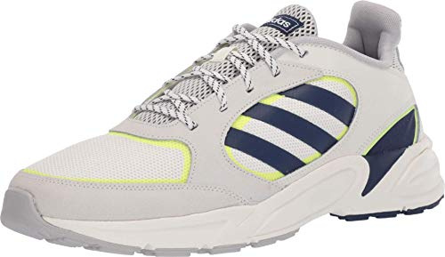 Adidas EE9895 90s VALASION Cloud White/Dark Blue/Hi-RES Yellow EU 43 1/3