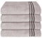Schiesser Handtuchset Skyline Color - 4-teilig - 50 x 100 cm - Hellgrau